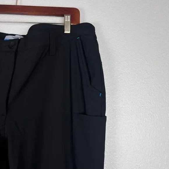 Amazon Women’s Cargo Work Pants XL Black Luly Yang Stretch Uniform Utility - Picture 5 of 9